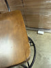 Woodsboro Adjustable Barstool Brown - Metal Frame, Wood Seat, Home Bar Furniture