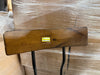 Woodsboro Adjustable Barstool Brown - Metal Frame, Wood Seat, Home Bar Furniture