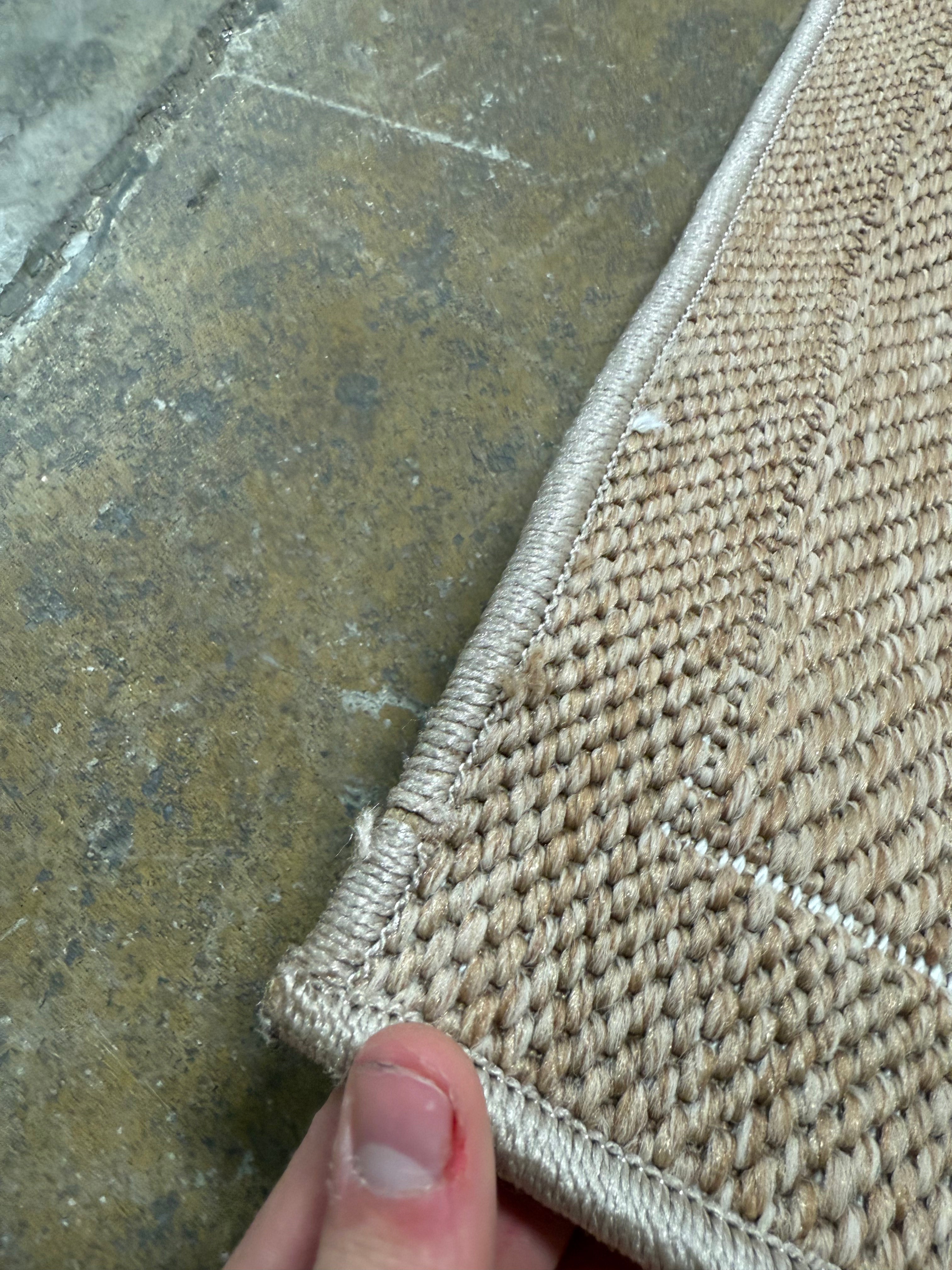 Natural Sycamore Striped Jute Area Rug - 8x10