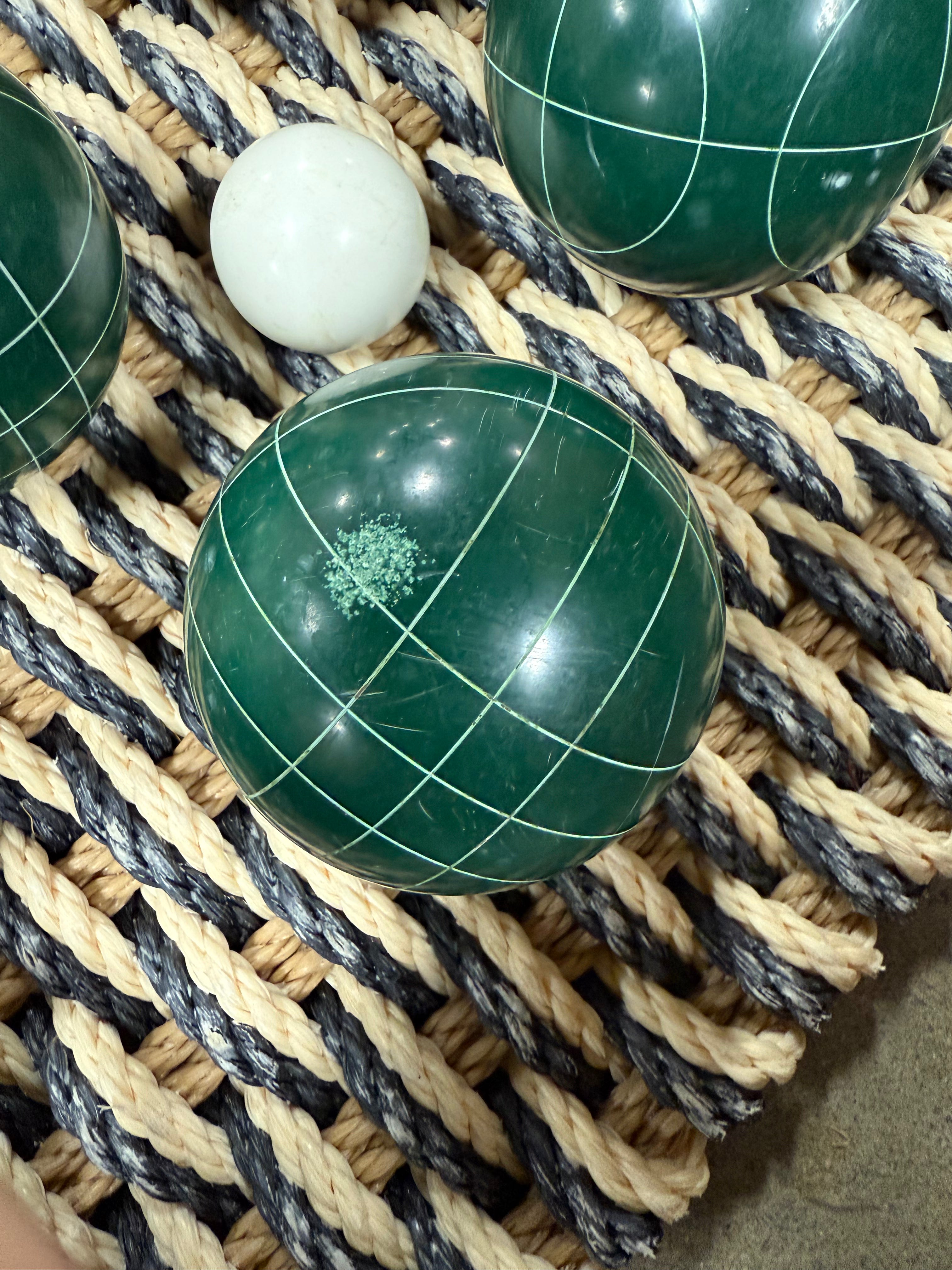 Regulation Outdoor Bocce Ball Set With Carrying Case