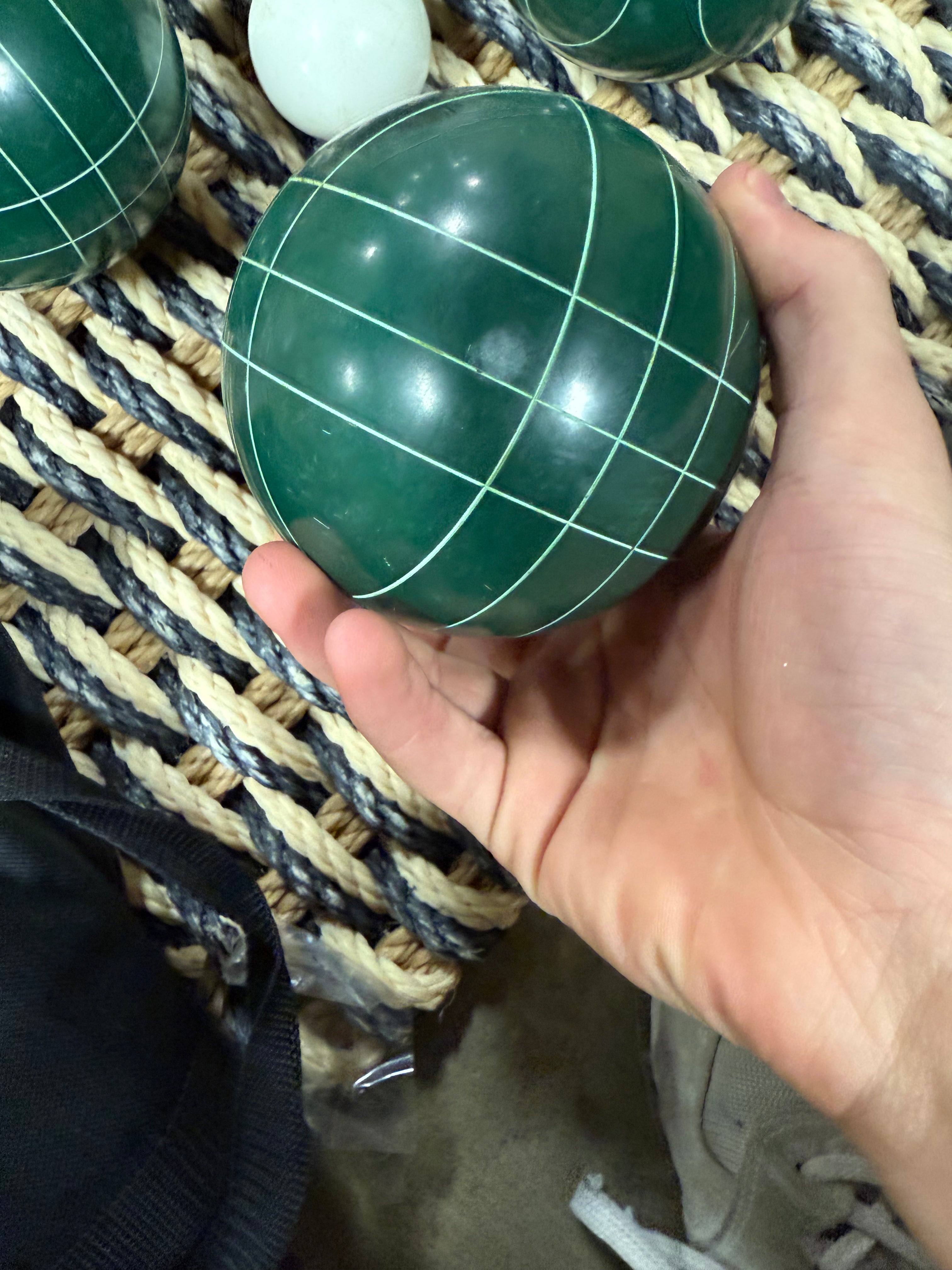 Regulation Outdoor Bocce Ball Set With Carrying Case