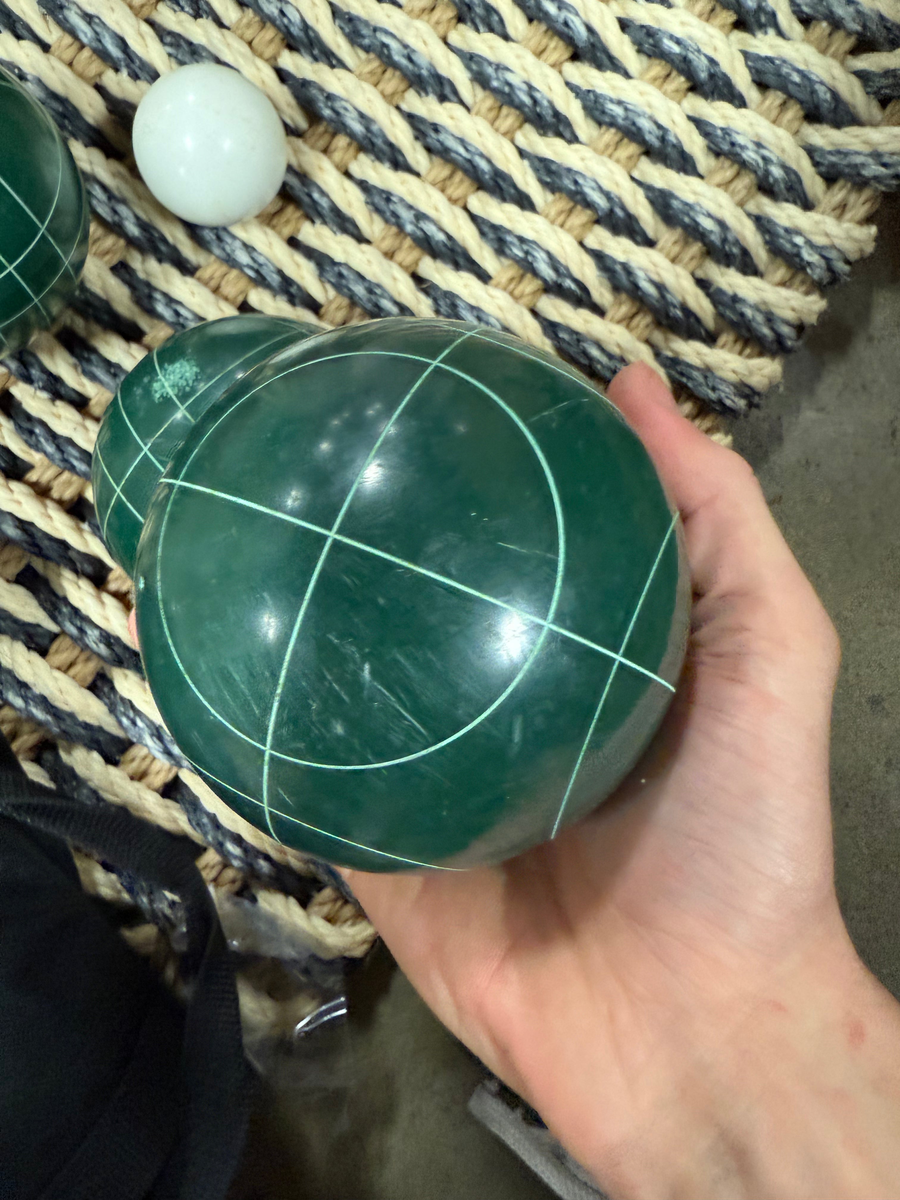Regulation Outdoor Bocce Ball Set With Carrying Case