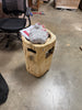 Large LP Round Outdoor Column Fire Pit Weathered/Natural Finish
