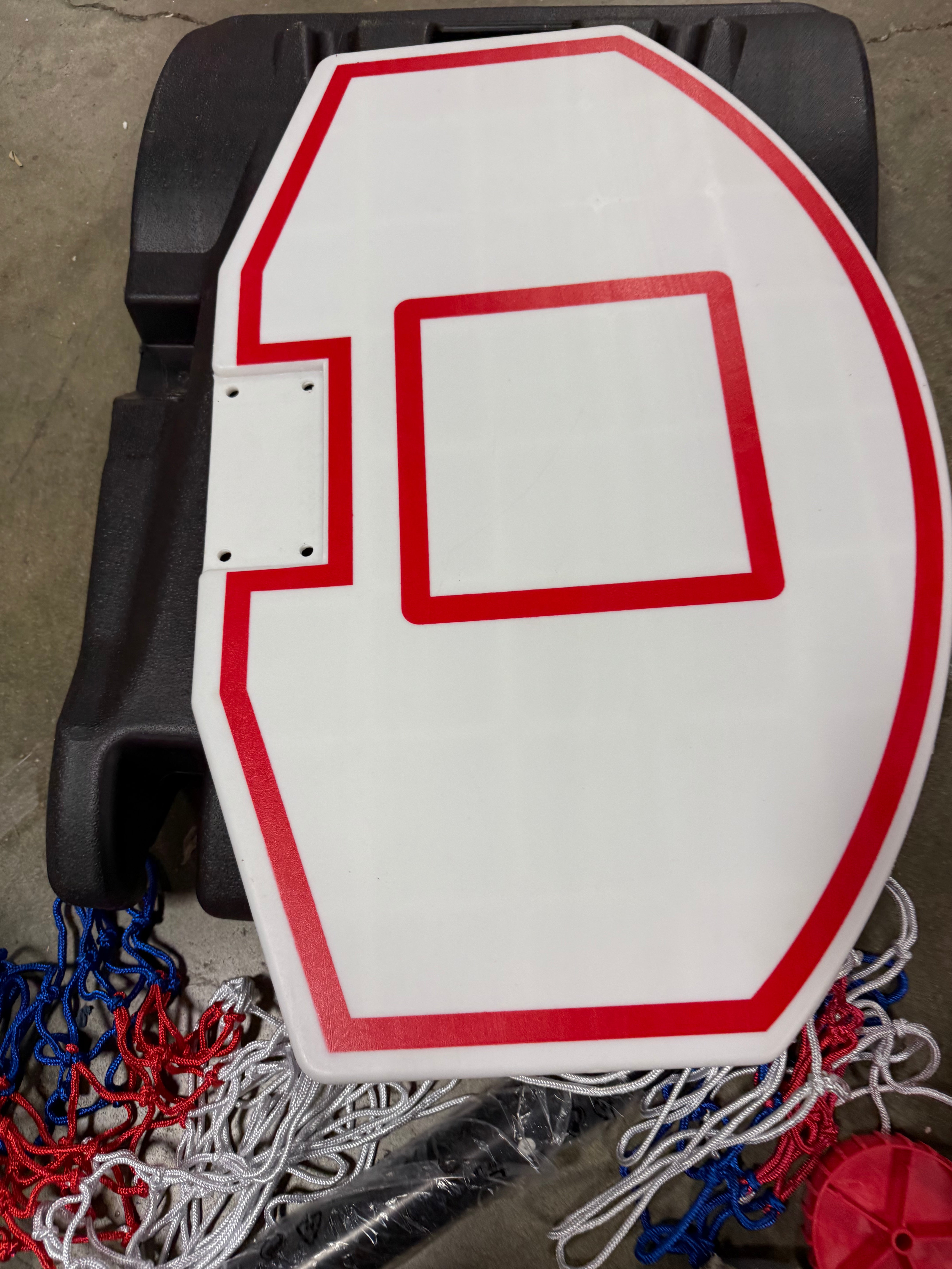 Basketball Hoop for Kids Portable Height-Adjustable Sports Backboard System Stand w/Wheels