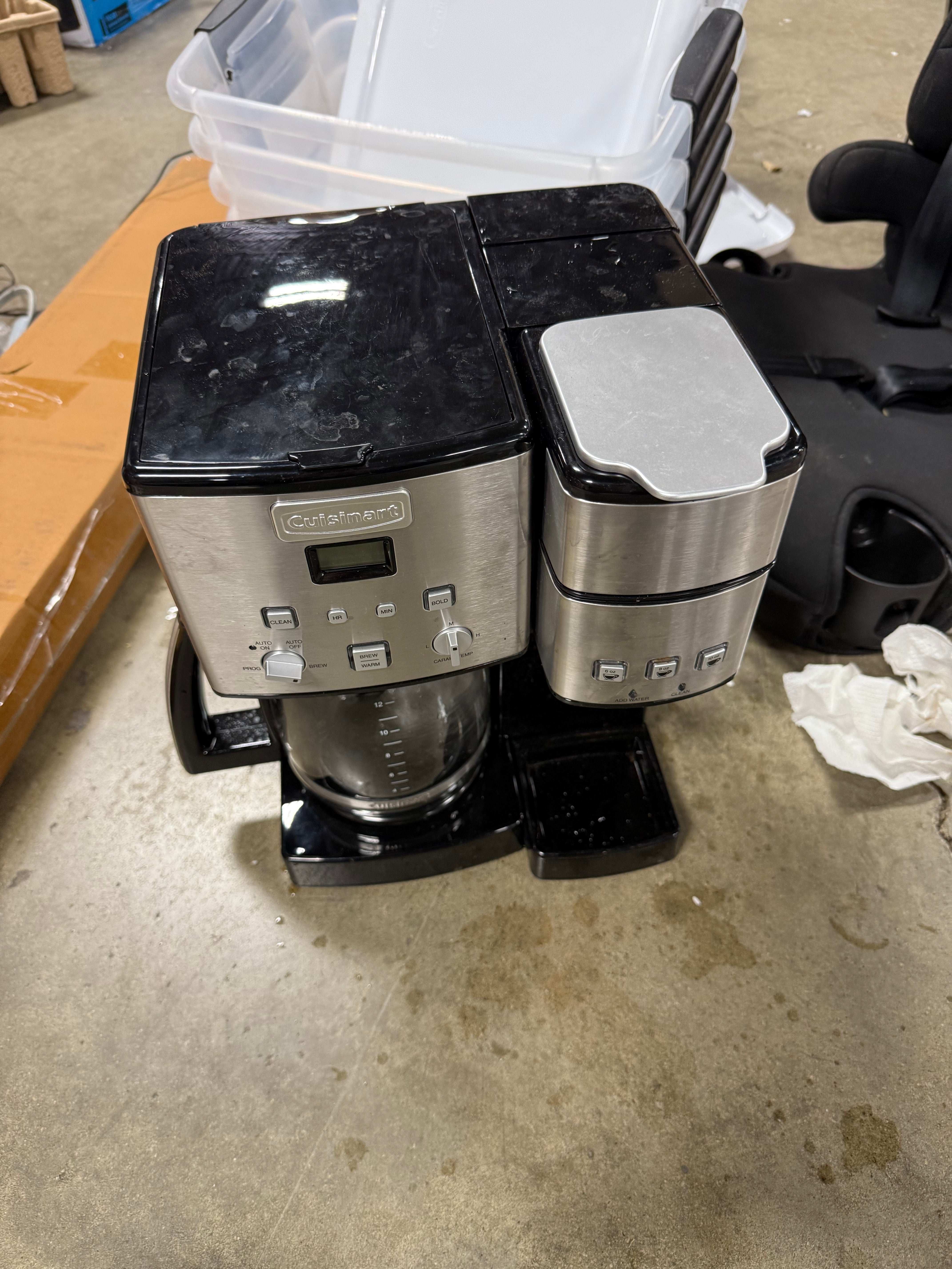 Coffee Center 12 Cup Coffeemaker and Single-Serve Brewer -  Best Combo Coffee Maker, LCD Display