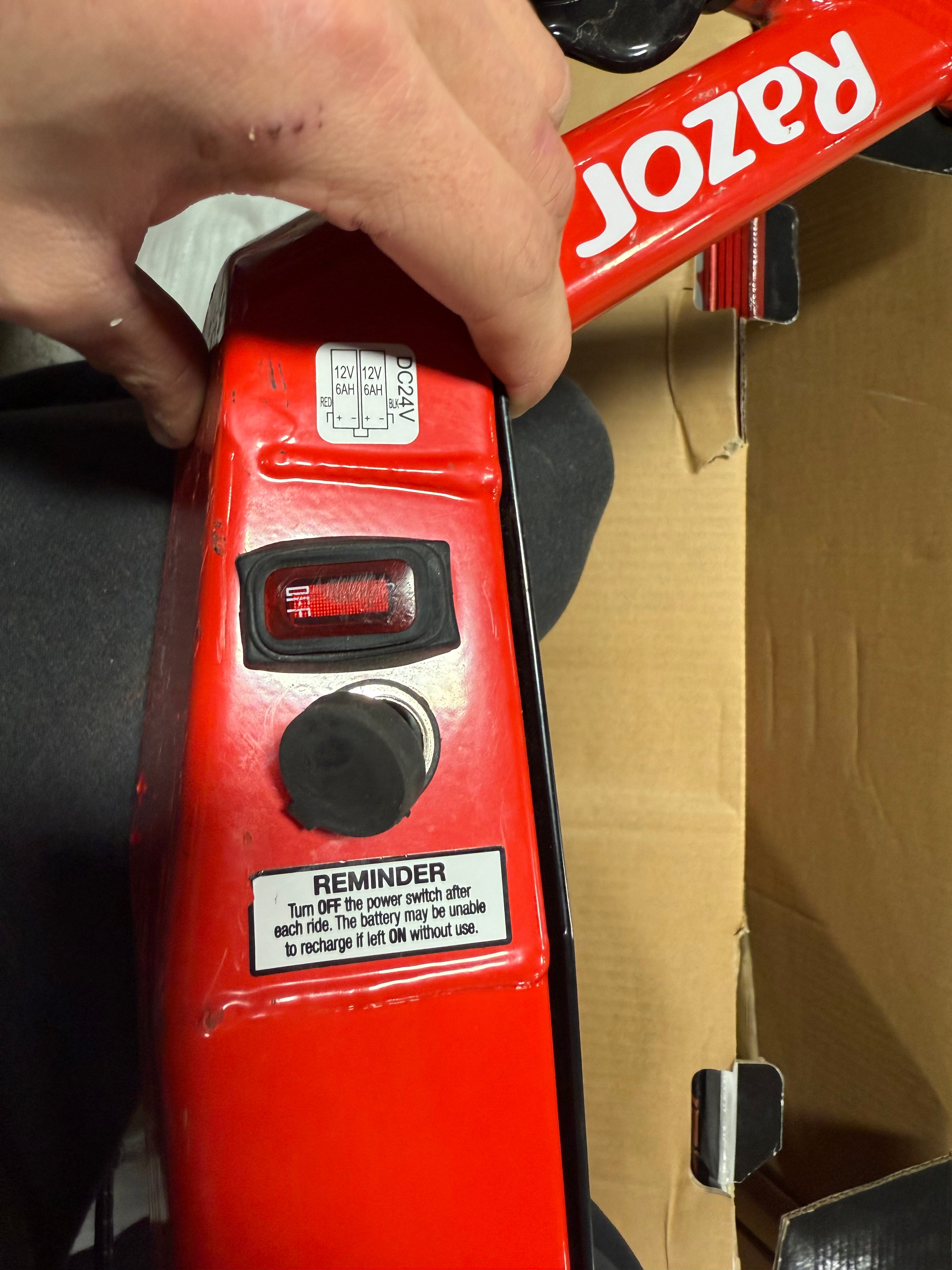 Electric Scooter - Red
