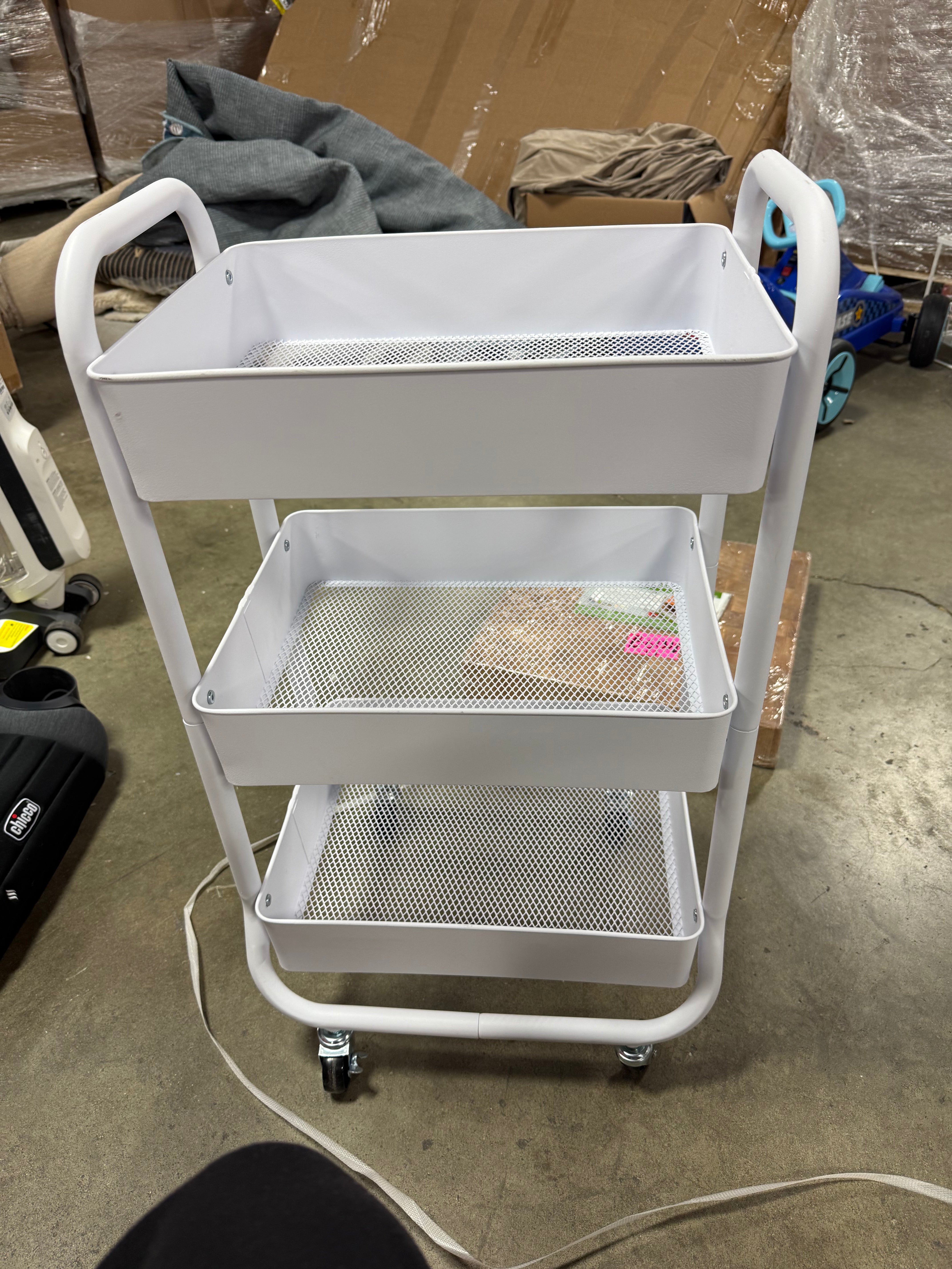 3 Tier Metal Utility Cart