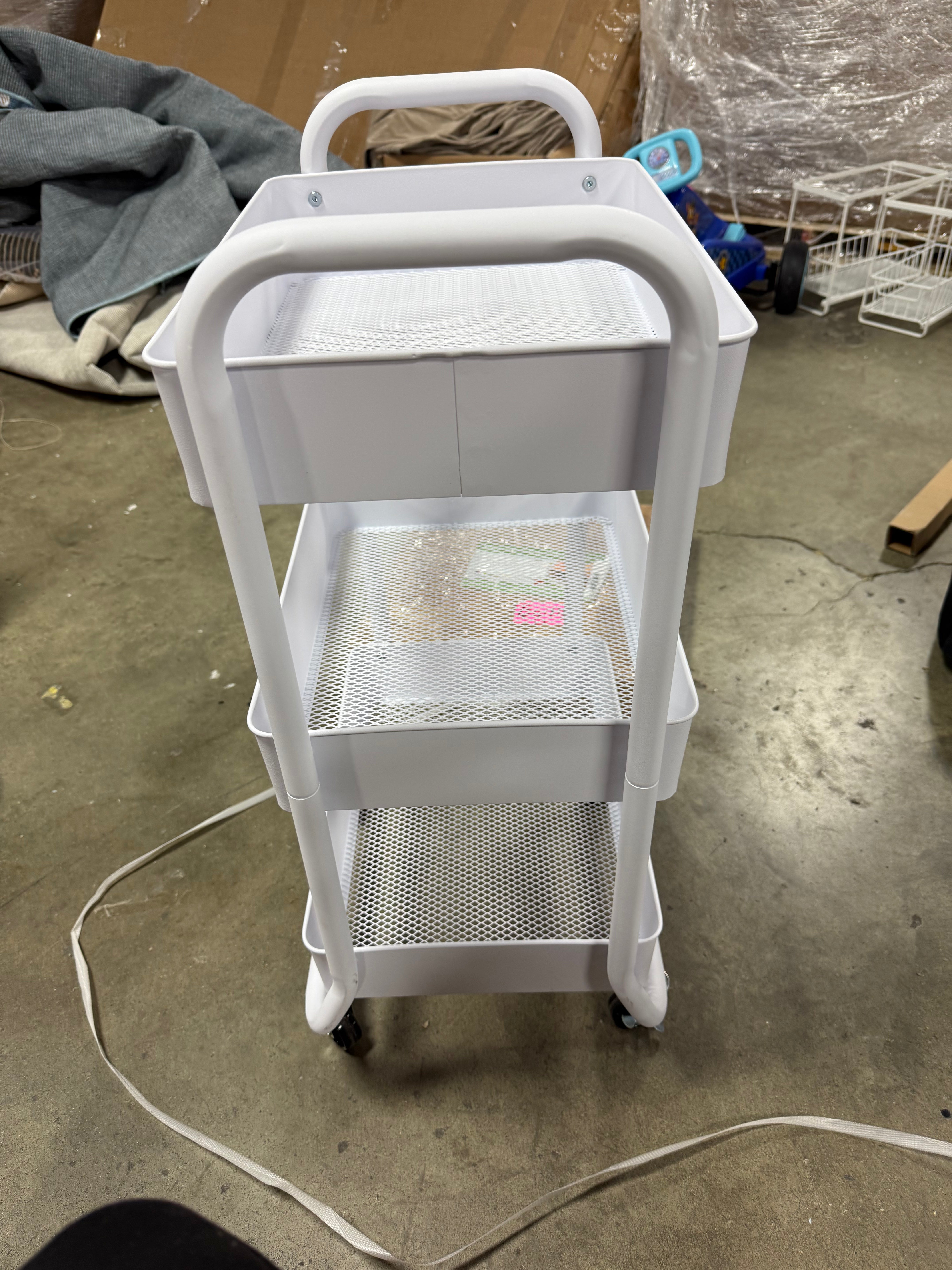 3 Tier Metal Utility Cart
