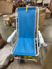 Recycled Fabric Outdoor Portable Beach Chair with Storage Space Blue