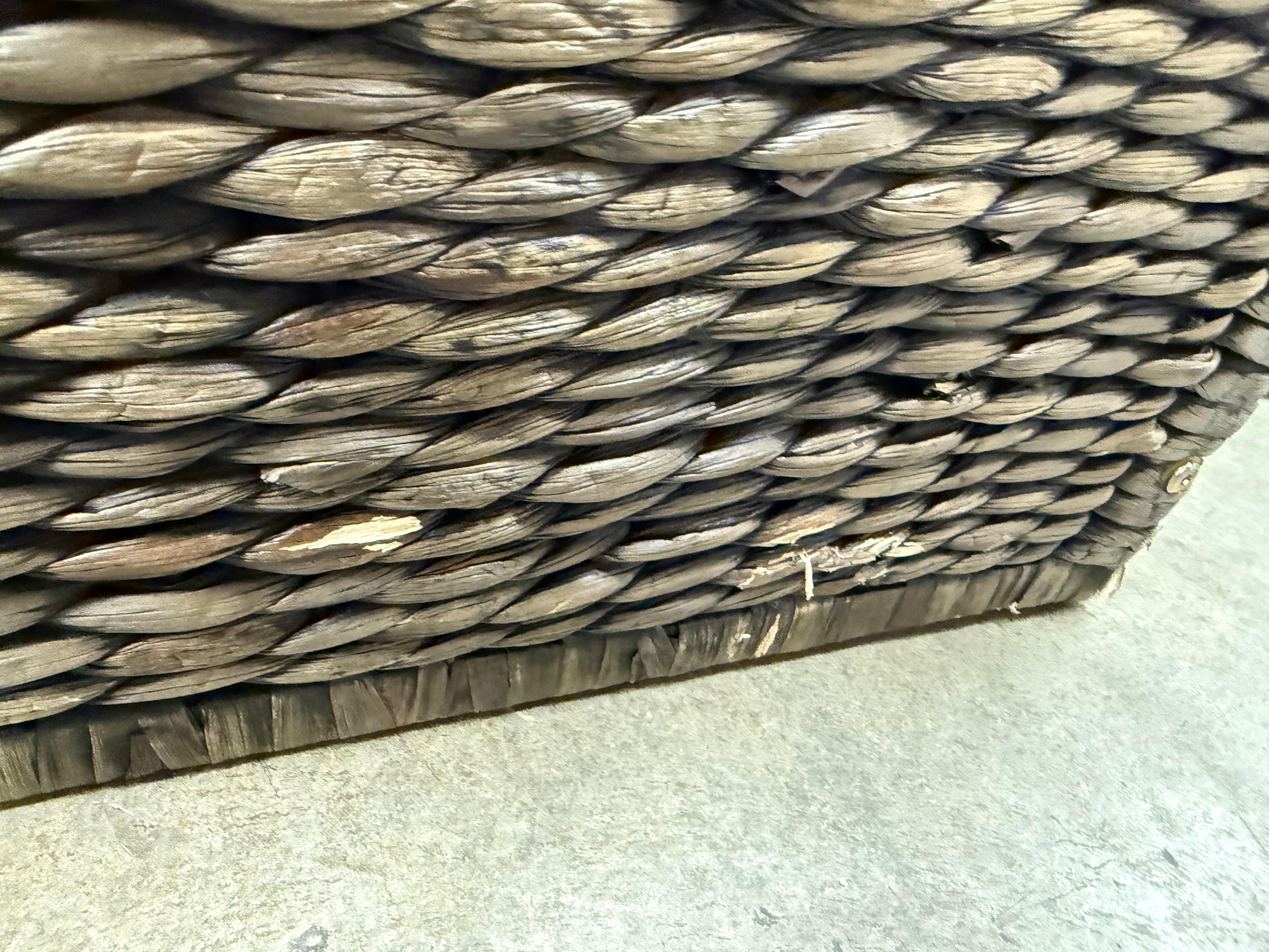 Rattan Wicker Trunk: Vintage Boho Storage Chest, No Assembly Required