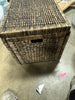 Rattan Wicker Trunk: Vintage Boho Storage Chest, No Assembly Required