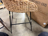 Landis Woven Backed Counter Height Barstool with Cushion