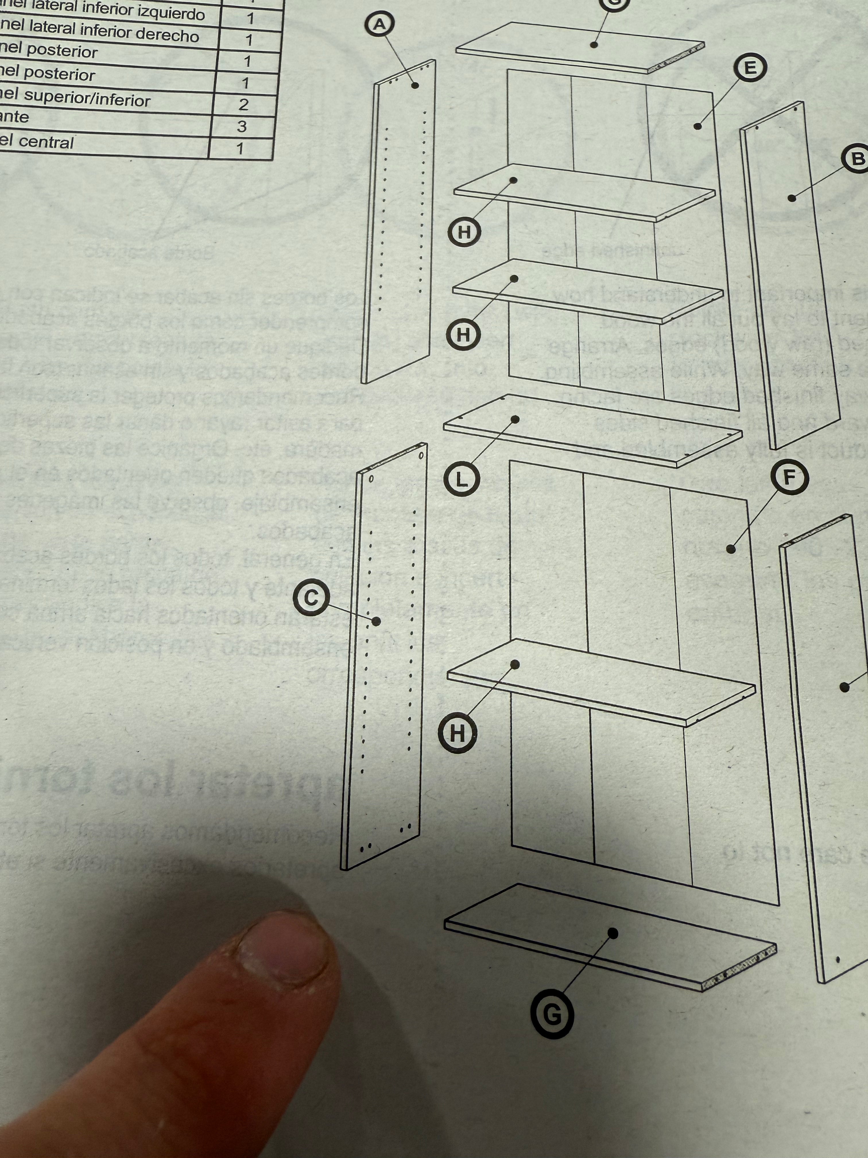 5 Shelf Bookcase