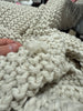 Chunky Knit Bed Blanket Full/Queen