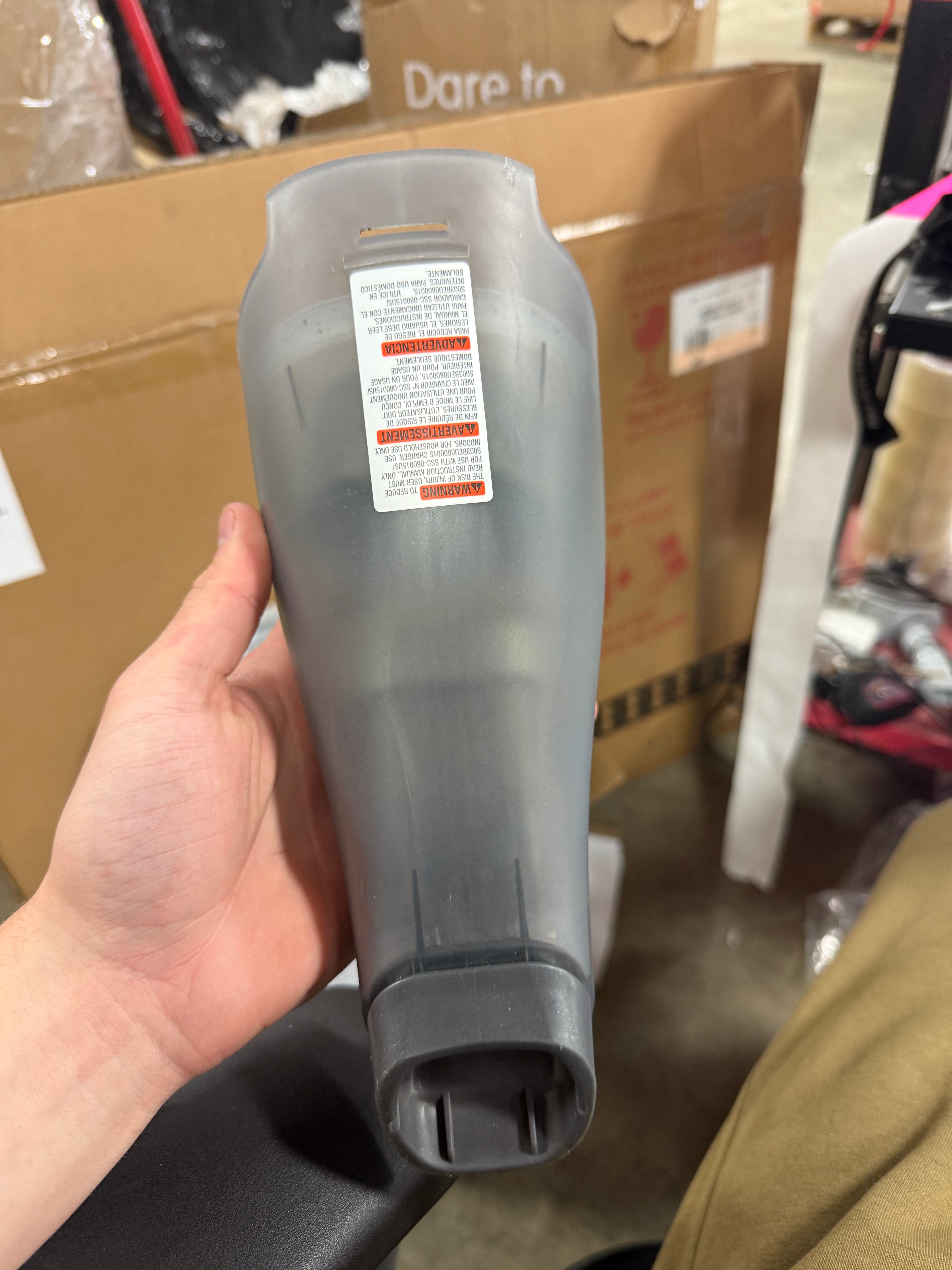 Compact Lithium Handheld Vacuum - Gray : Cordless Dustbuster, Portable Car Vacuum, Rechargeable