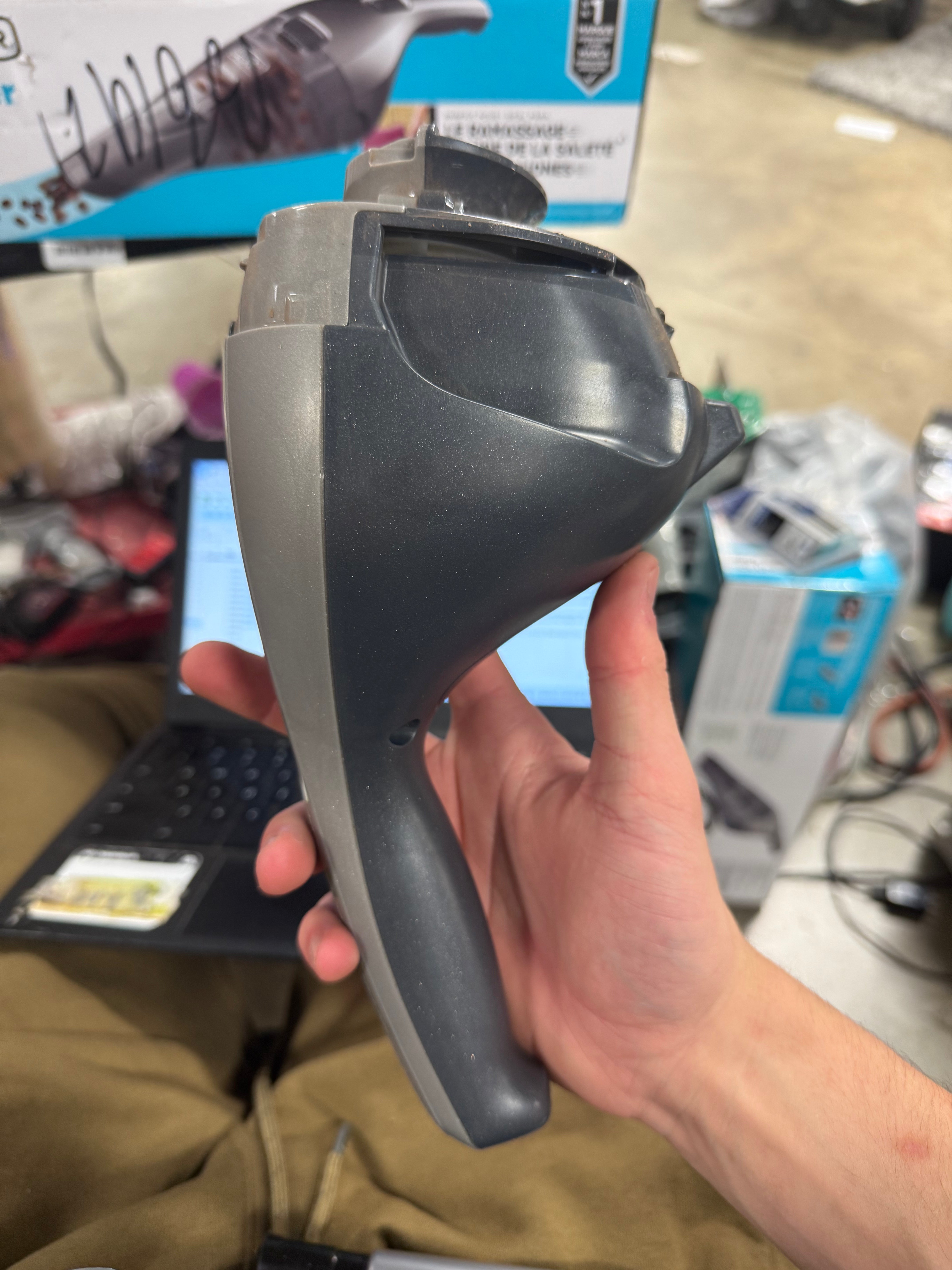 Compact Lithium Handheld Vacuum - Gray : Cordless Dustbuster, Portable Car Vacuum, Rechargeable