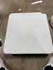 Adjustable Height Folding Table Off-White