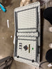 Adjustable Height Folding Table Off-White