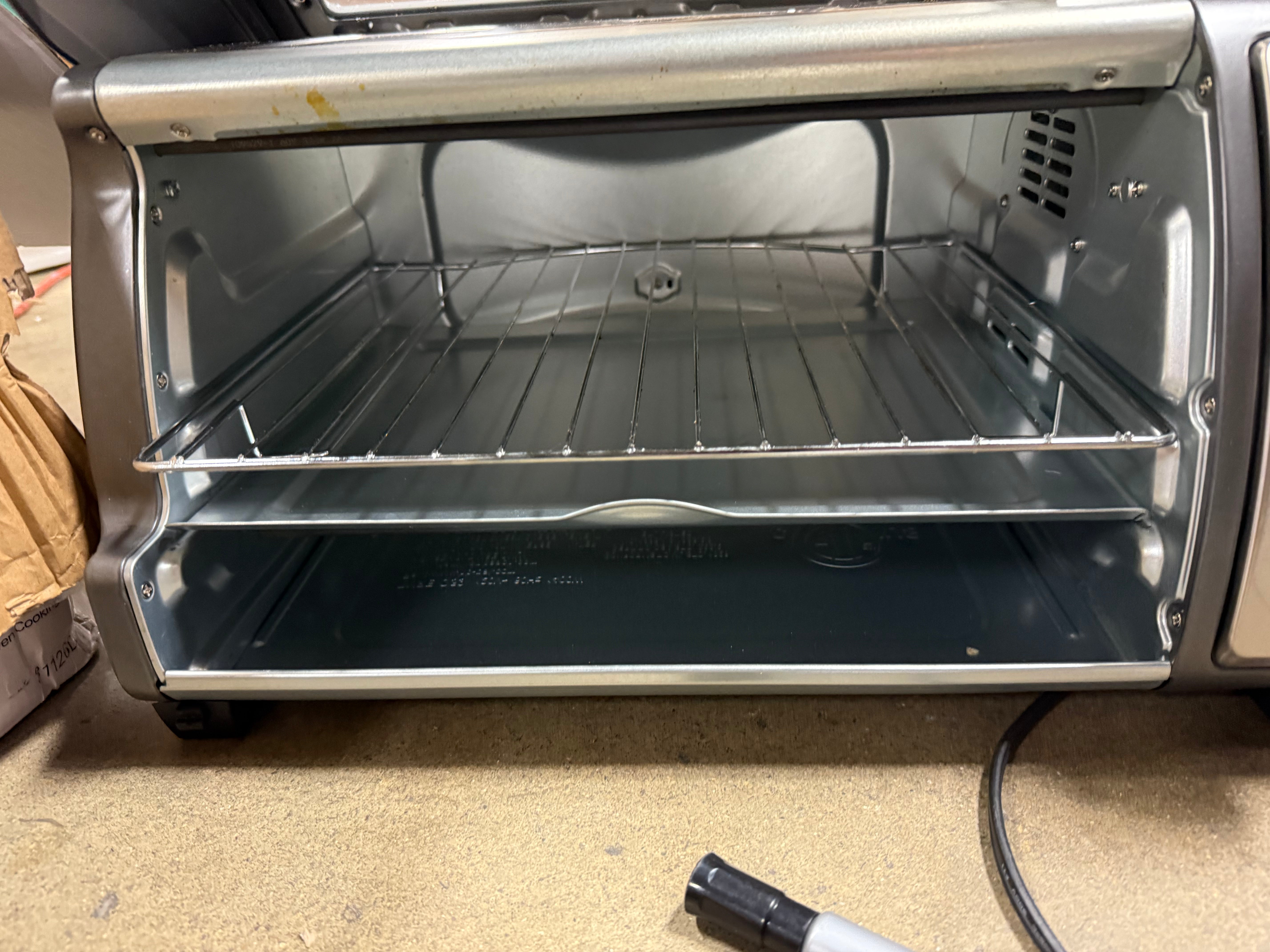Easy Reach Toaster Oven Silver