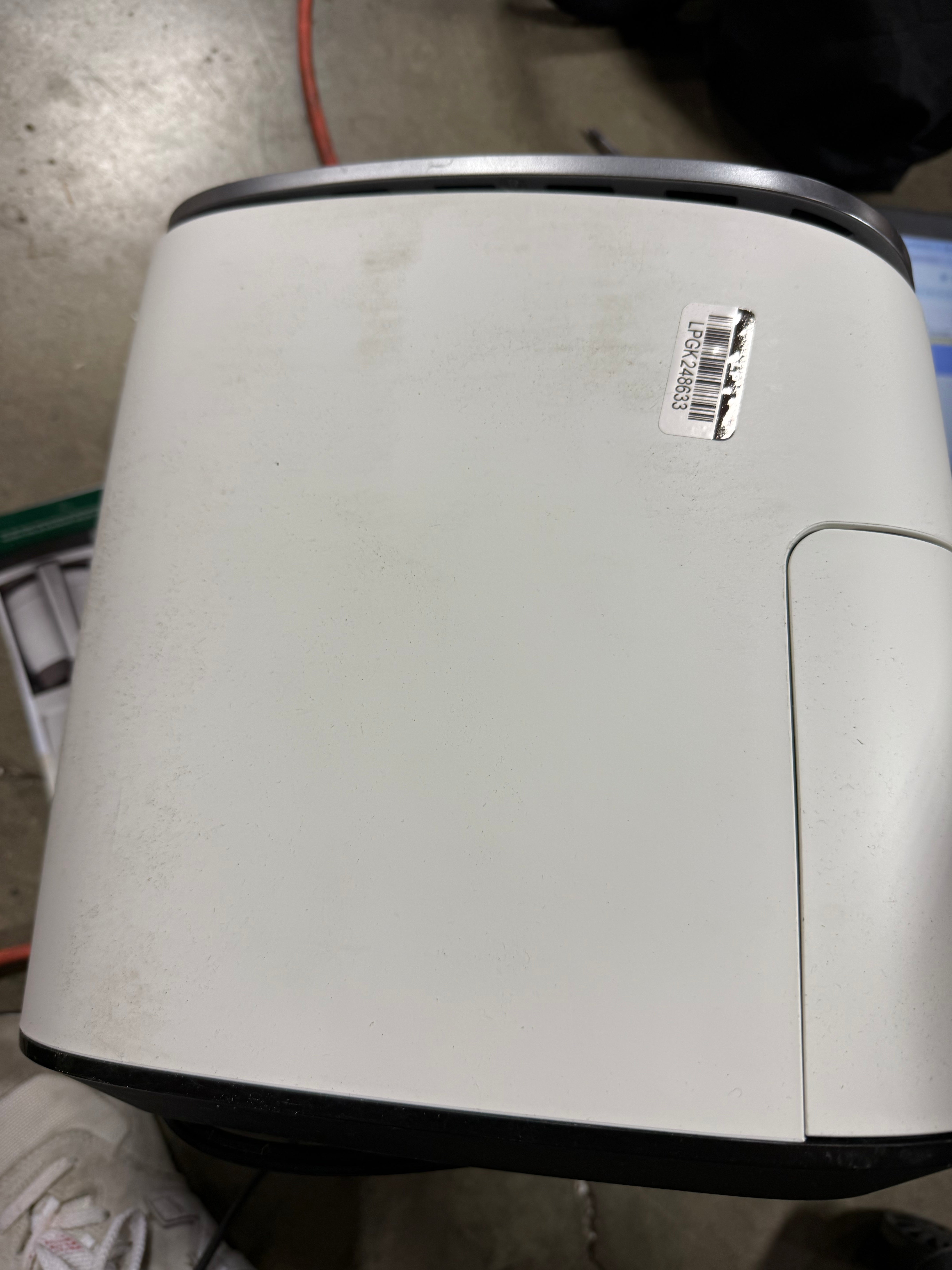 TurboBlaze Smart Air Fryer Cream