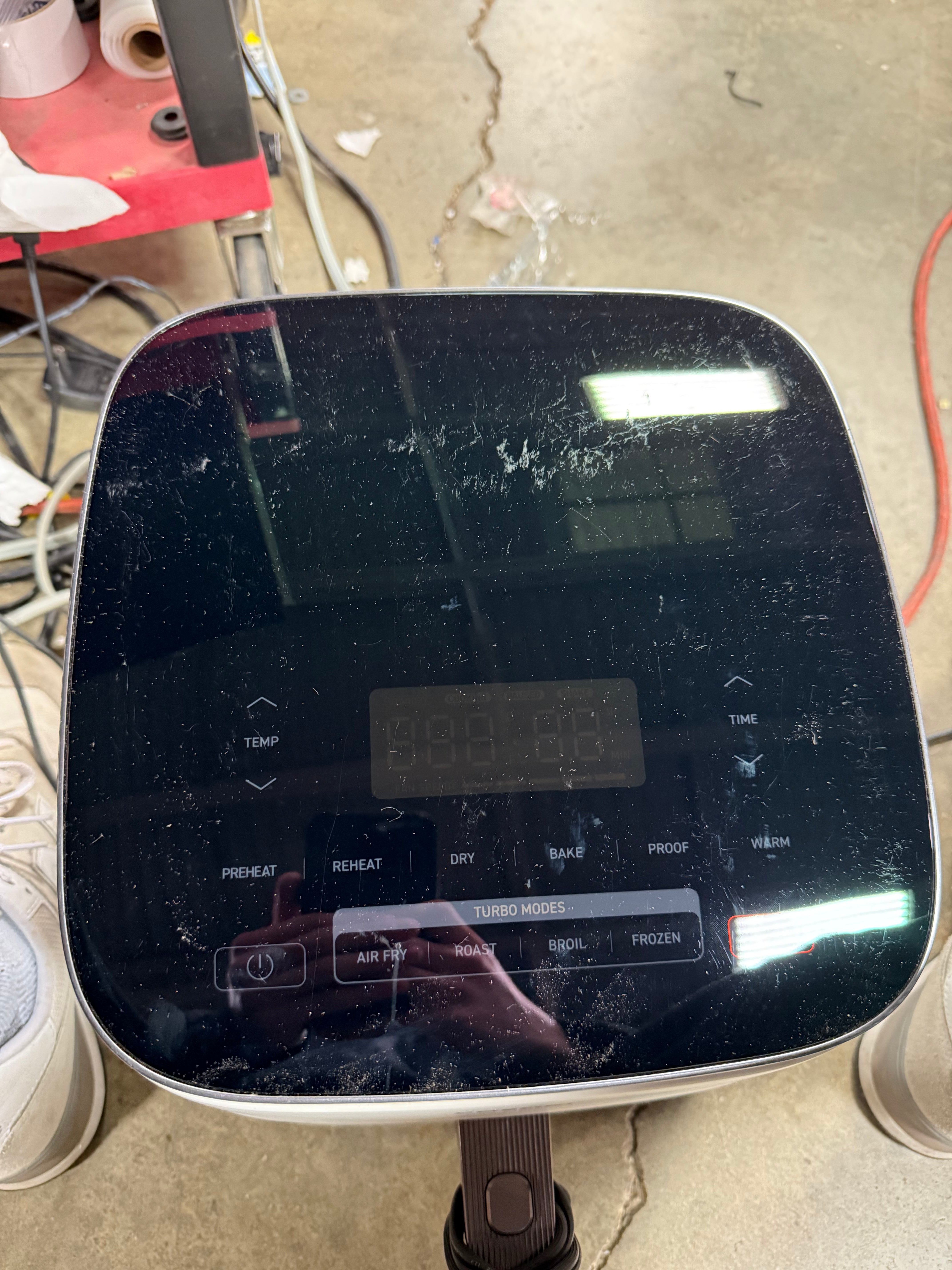 TurboBlaze Smart Air Fryer Cream