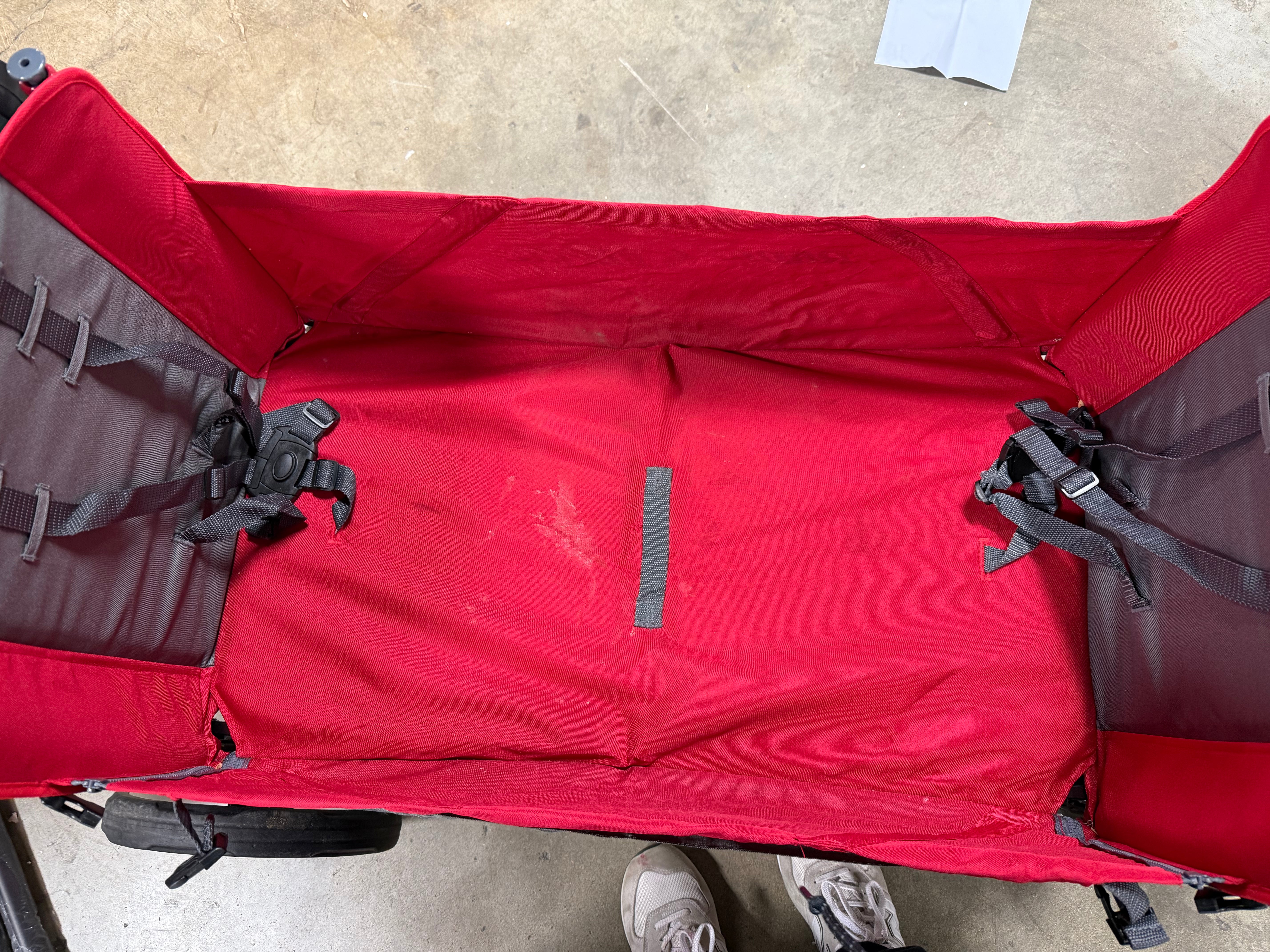 Convertible Kid and Cargo Stroller Wagon with Canopy