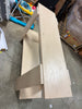 Bleached Oak Console Table Natural Wood Veneer & MDF, Rectangular Shape, Spot Clean