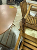 2 PCS Patio Bistro Set Acacia Wood Folding Set w/ Round Coffee Table & Padded Cushion Outdoor Chair and Table Set for Balcony Garden Beige