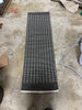 2'x7' Hand Woven Cotton/Wool Runner Black - Stripe Pattern, Indoor Flat Pile, Kitchen Runner Rug