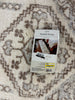 Washable Distressed Persian Accent Rug Cream - 2'x7' Runner