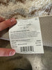 Washable Distressed Persian Accent Rug Cream - 2'x7' Runner