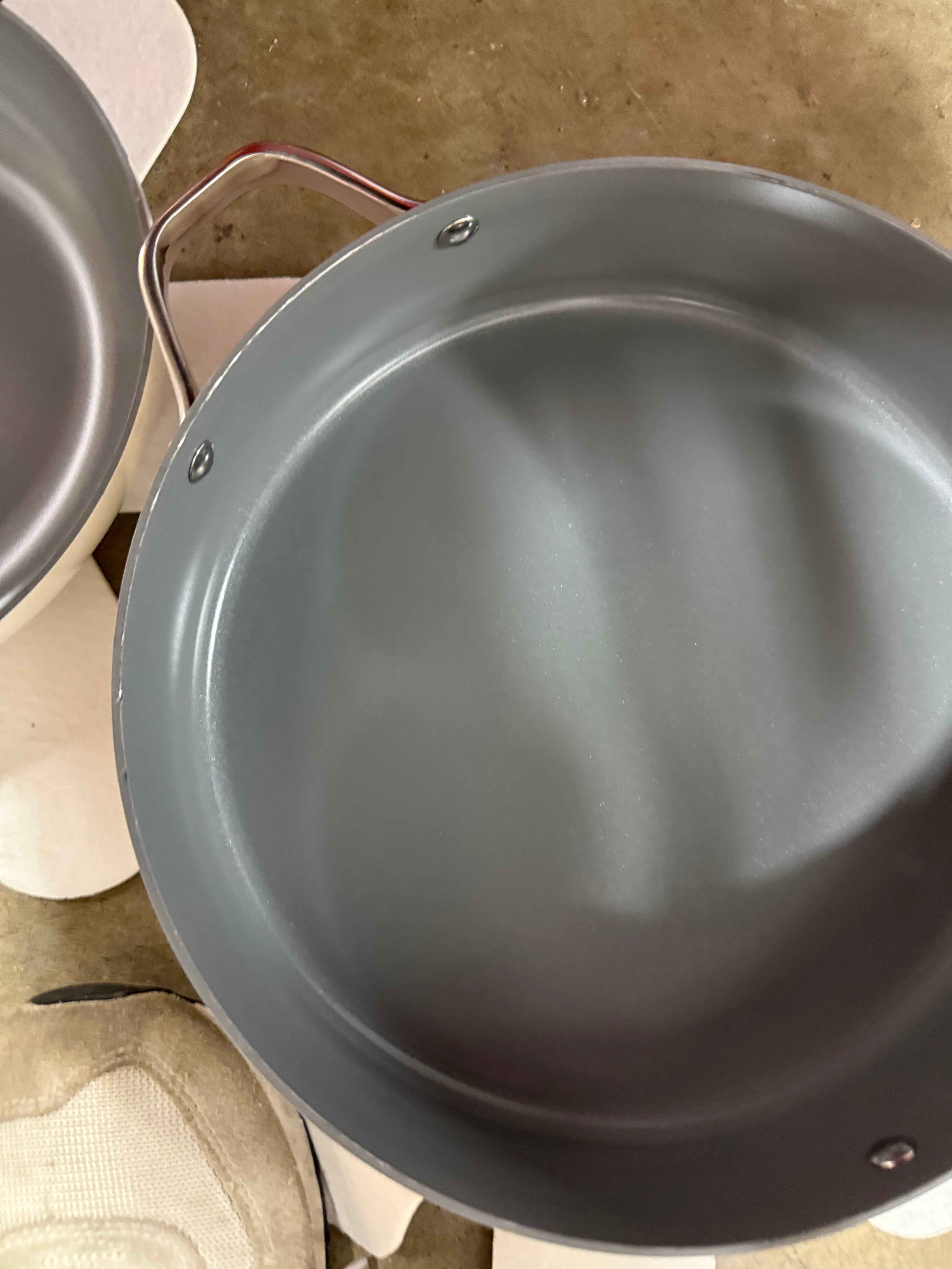 7pc Nonstick Ceramic Coated Aluminum Cookware Set