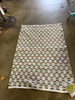 Checkered Chindi Handwoven Area Rug 4'x5'6