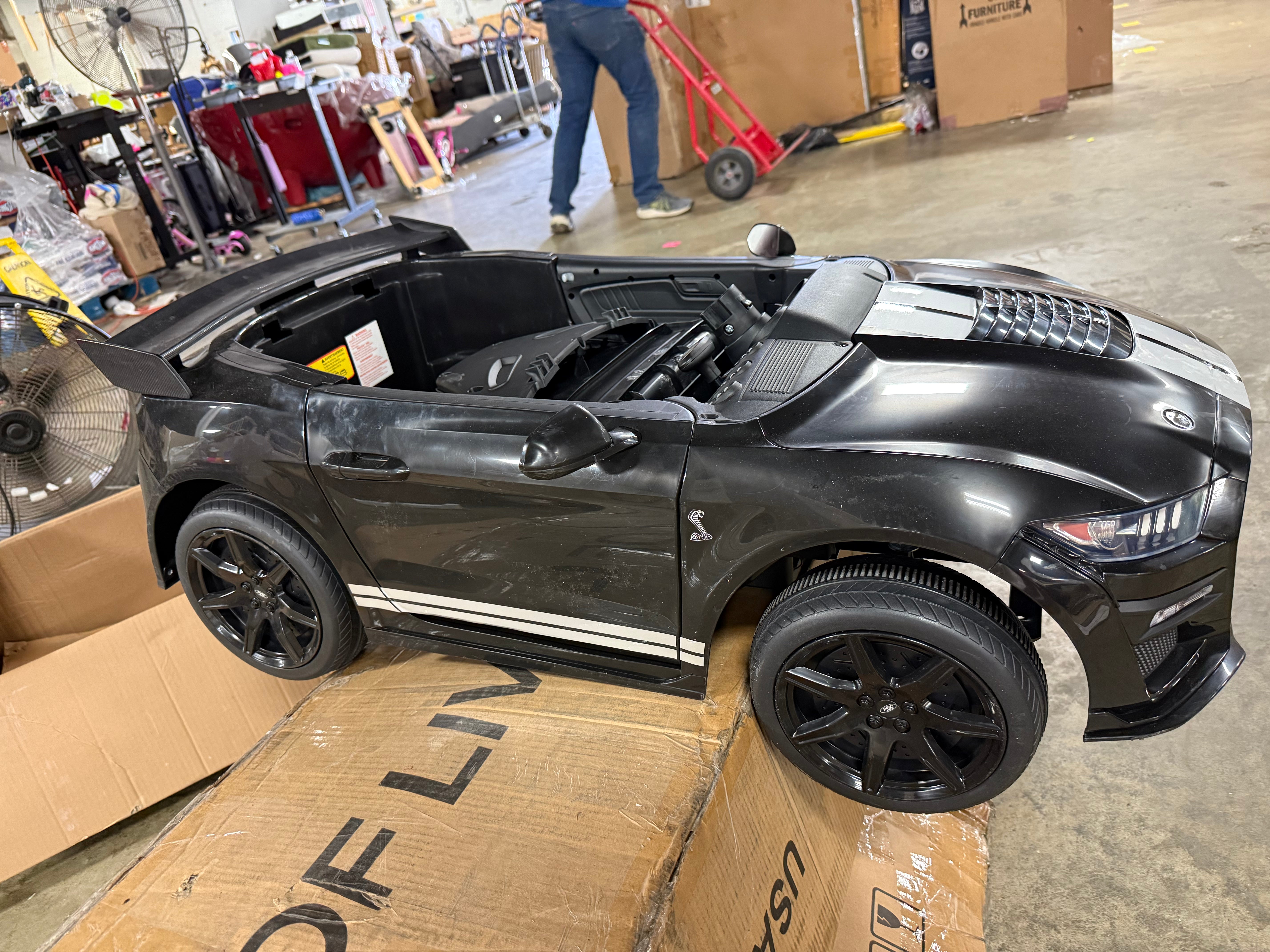 Licensed Ford Mustang Shelby Ride On Car, Electric Car w/Remote Control