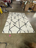 Geometric Design Woven Rug - 7'8