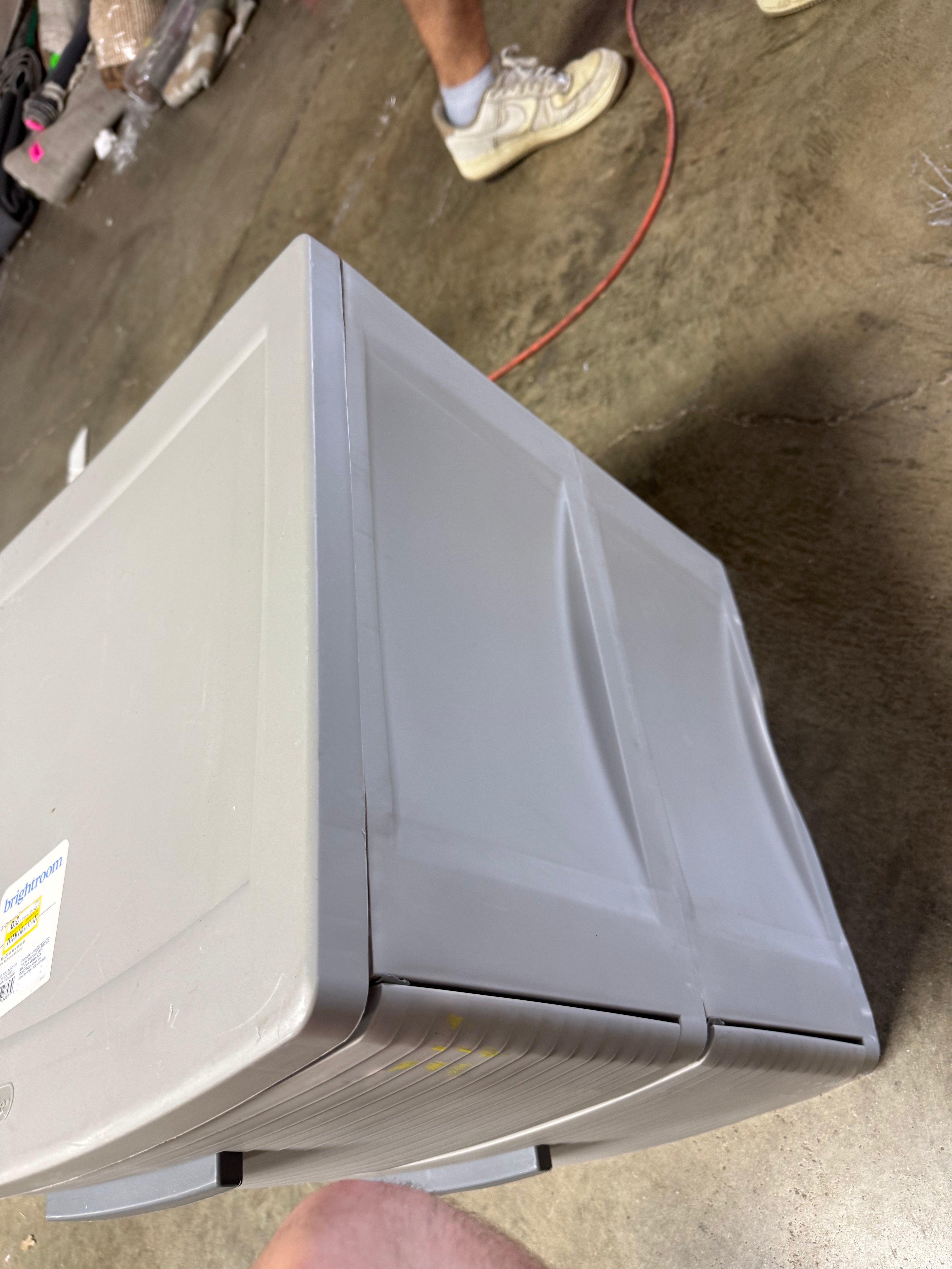 3 Drawer Storage Cabinet Gray - Plastic Utility Storage Drawers, Universal Organization, No Assembly Required