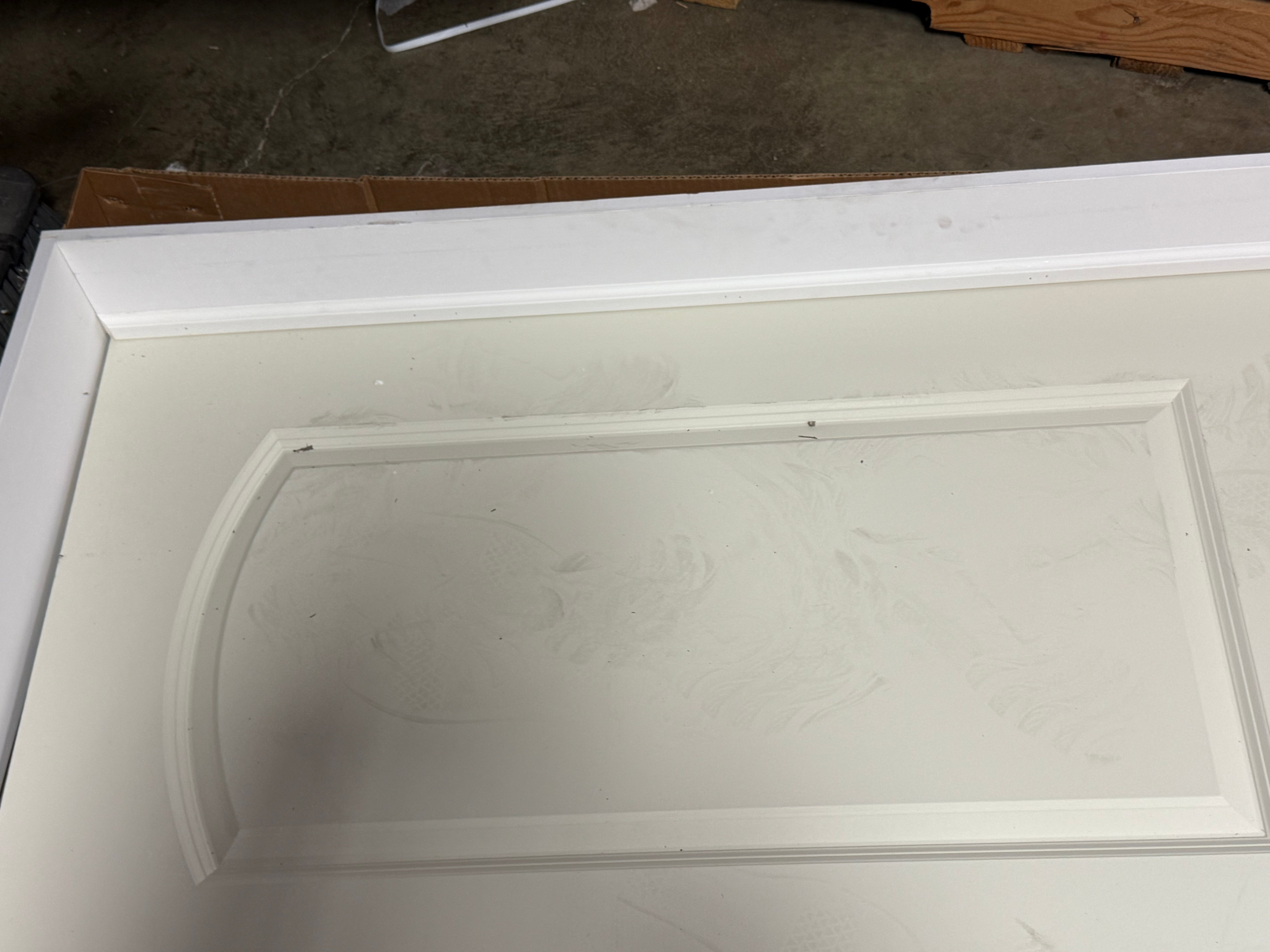 Molded Interior Door Solid + Manufactured Wood Paneled Prehung Door