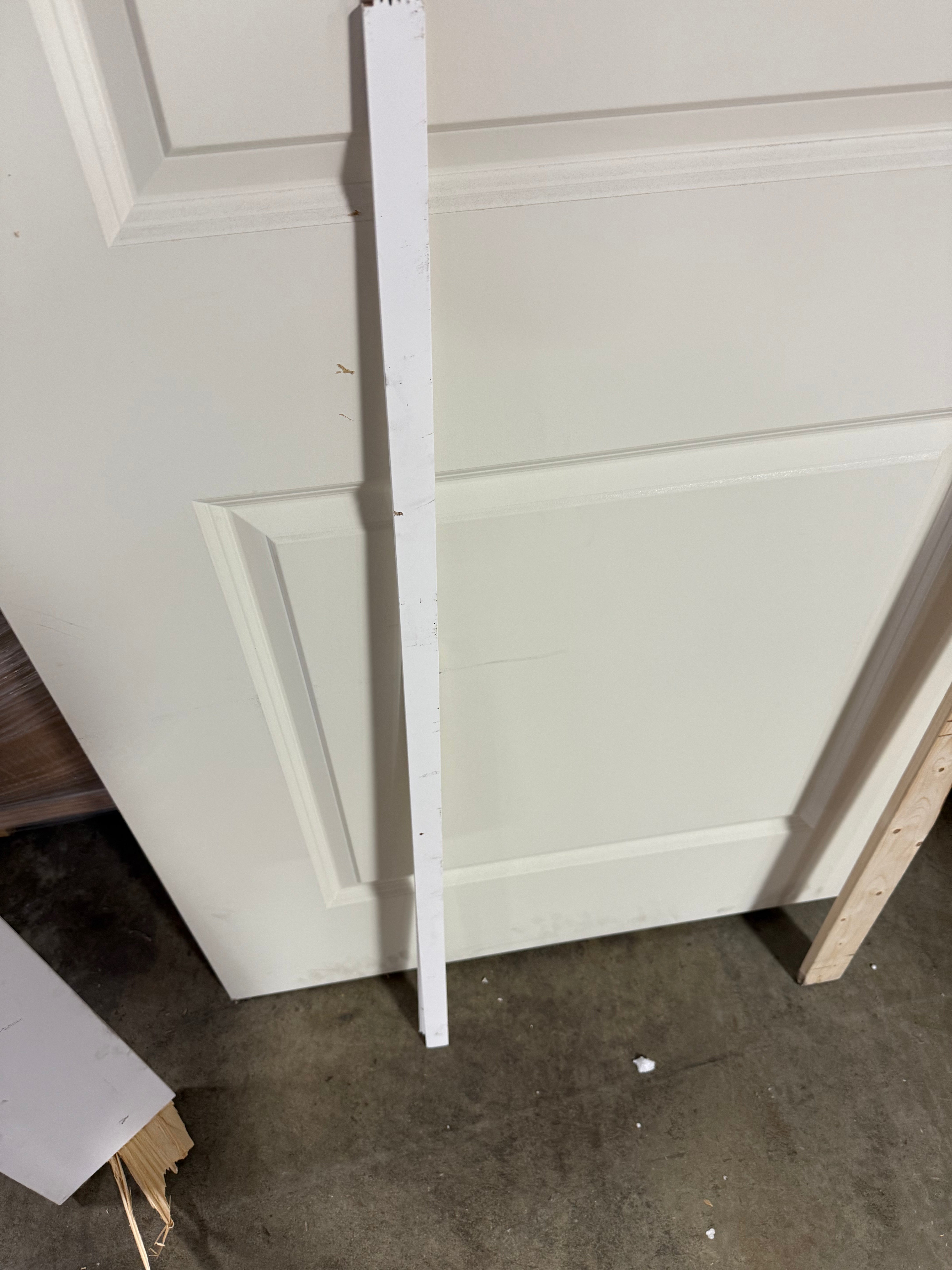 3-Pieces Molded Interior Door Solid + Manufactured Wood Paneled Prehung Door
