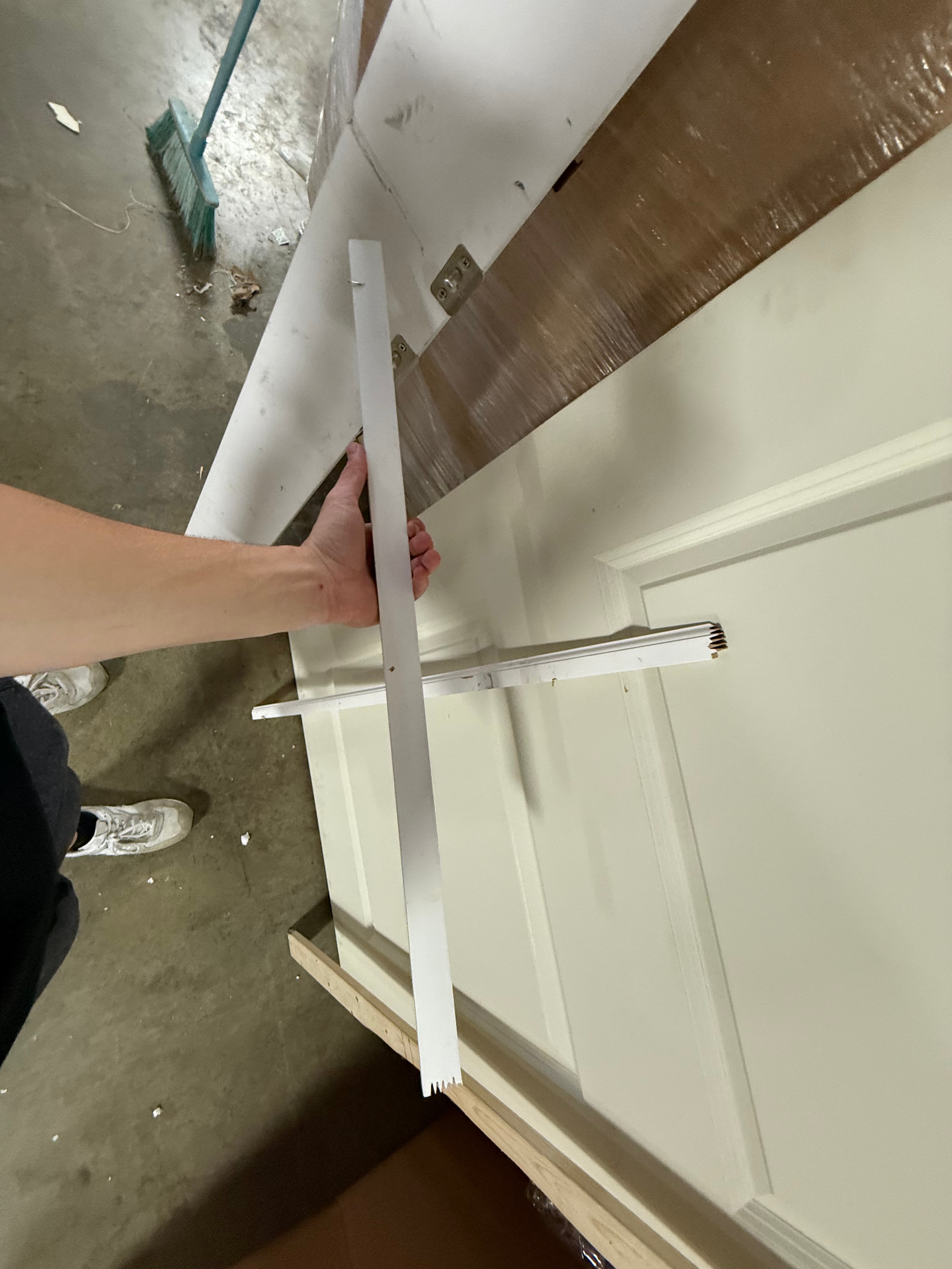 3-Pieces Molded Interior Door Solid + Manufactured Wood Paneled Prehung Door