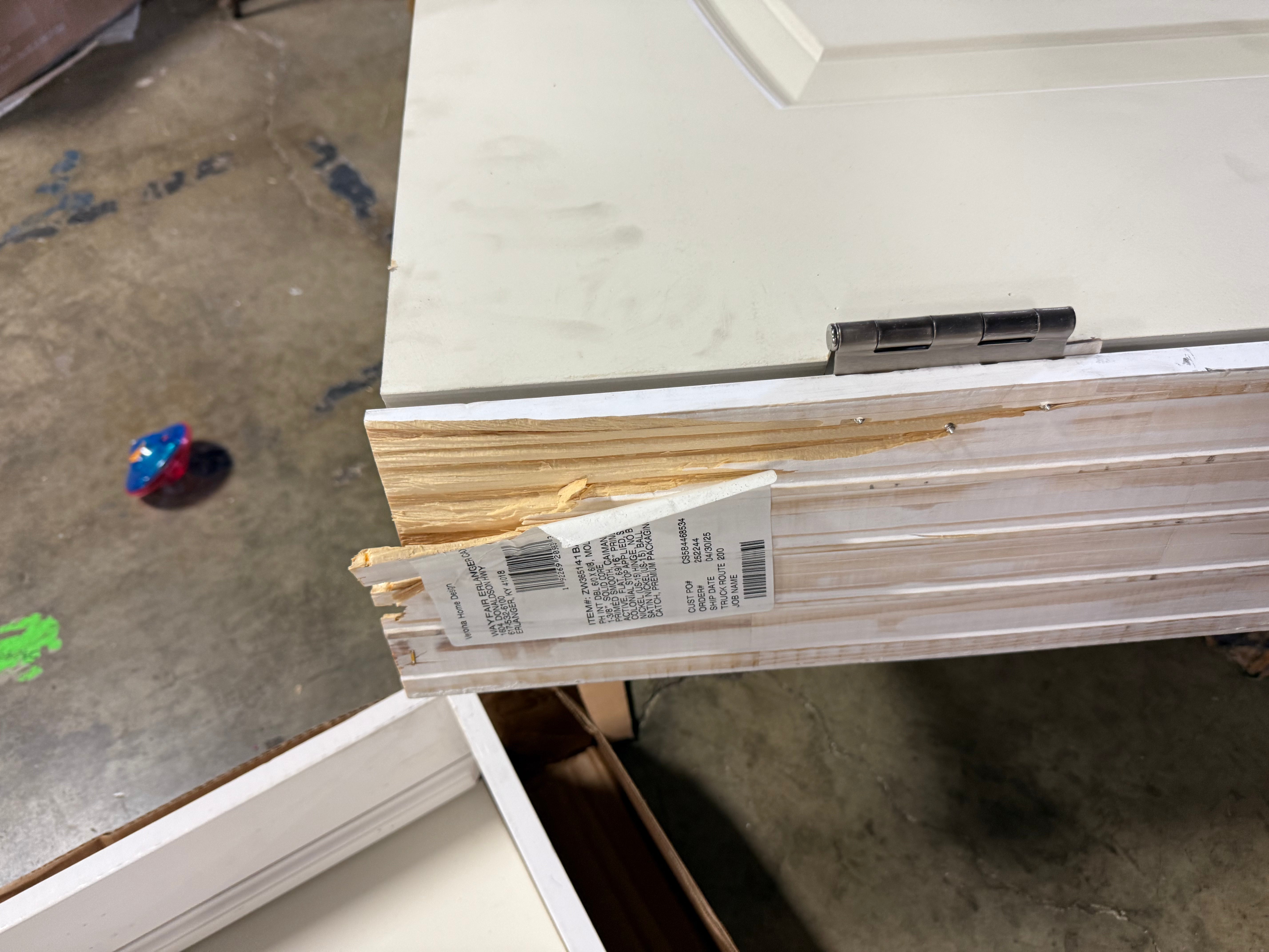 3-Pieces Molded Interior Door Solid + Manufactured Wood Paneled Prehung Door