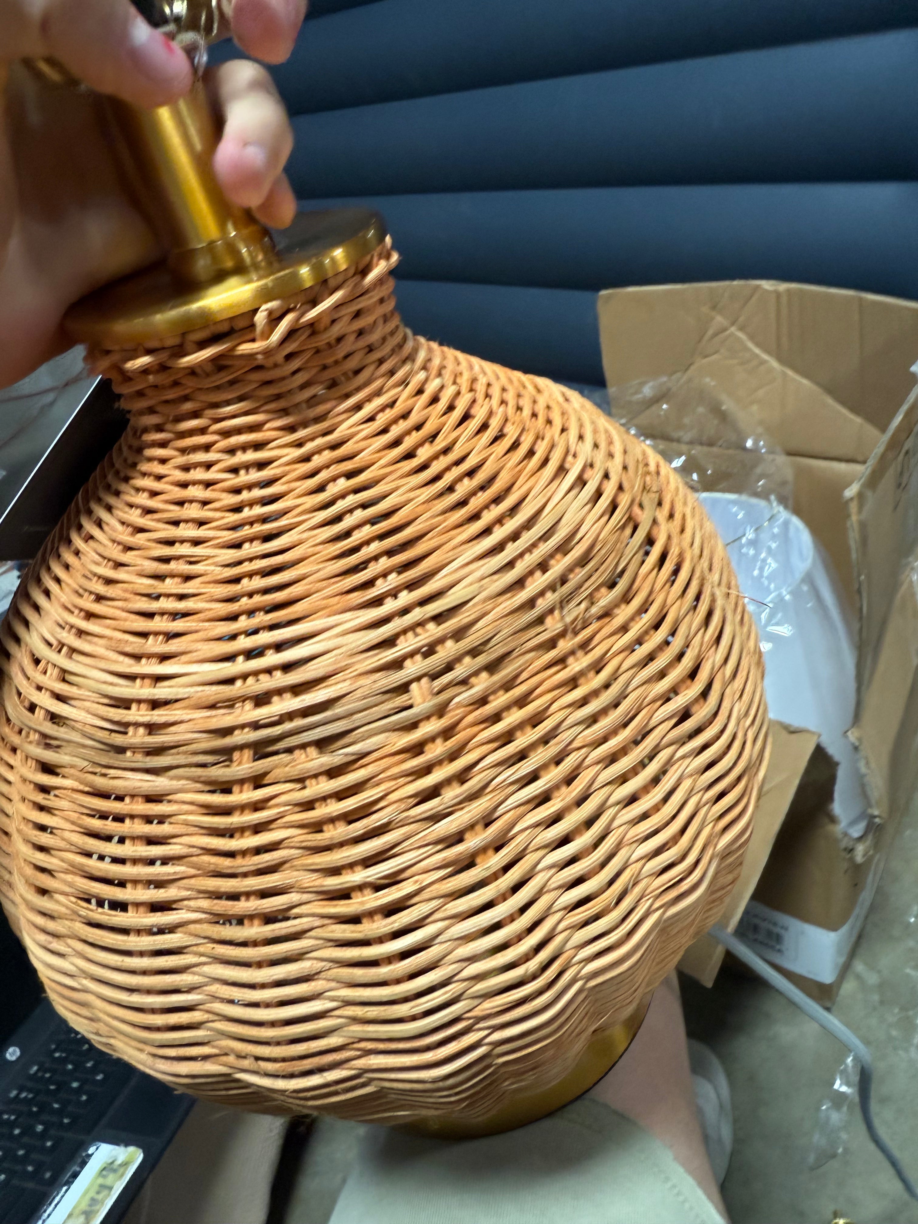 Nobuo Table Lamp - Natural/Brass