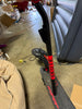Skute Folding Electric Scooter Lithium Battery Powered Scooter - Black/Red: Aluminum Frame
