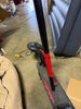 Skute Folding Electric Scooter Lithium Battery Powered Scooter - Black/Red: Aluminum Frame