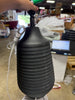 Large Textured Ceramic Lamp Base Black