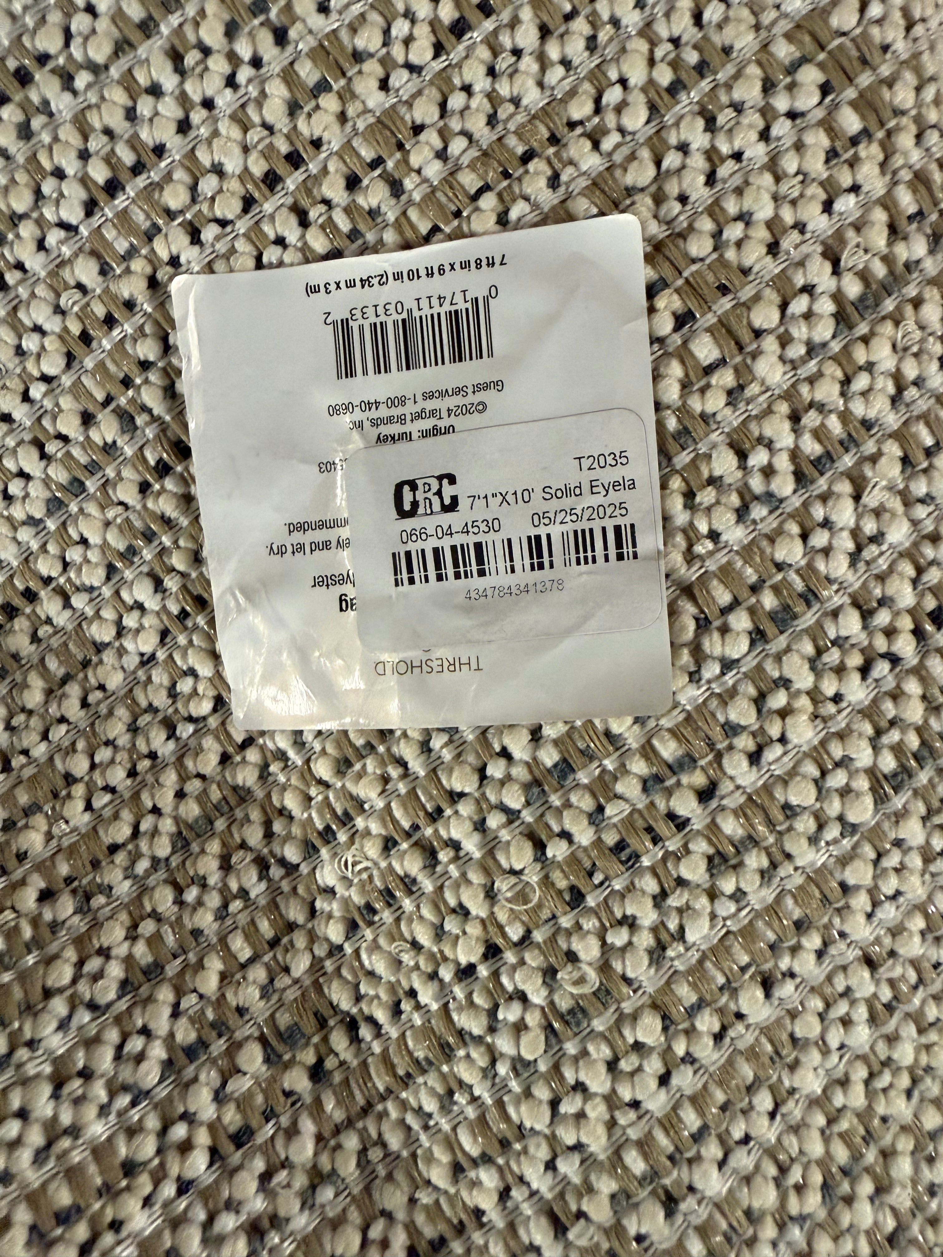 Eyelash Woven Shag Rug - 7'1"X10