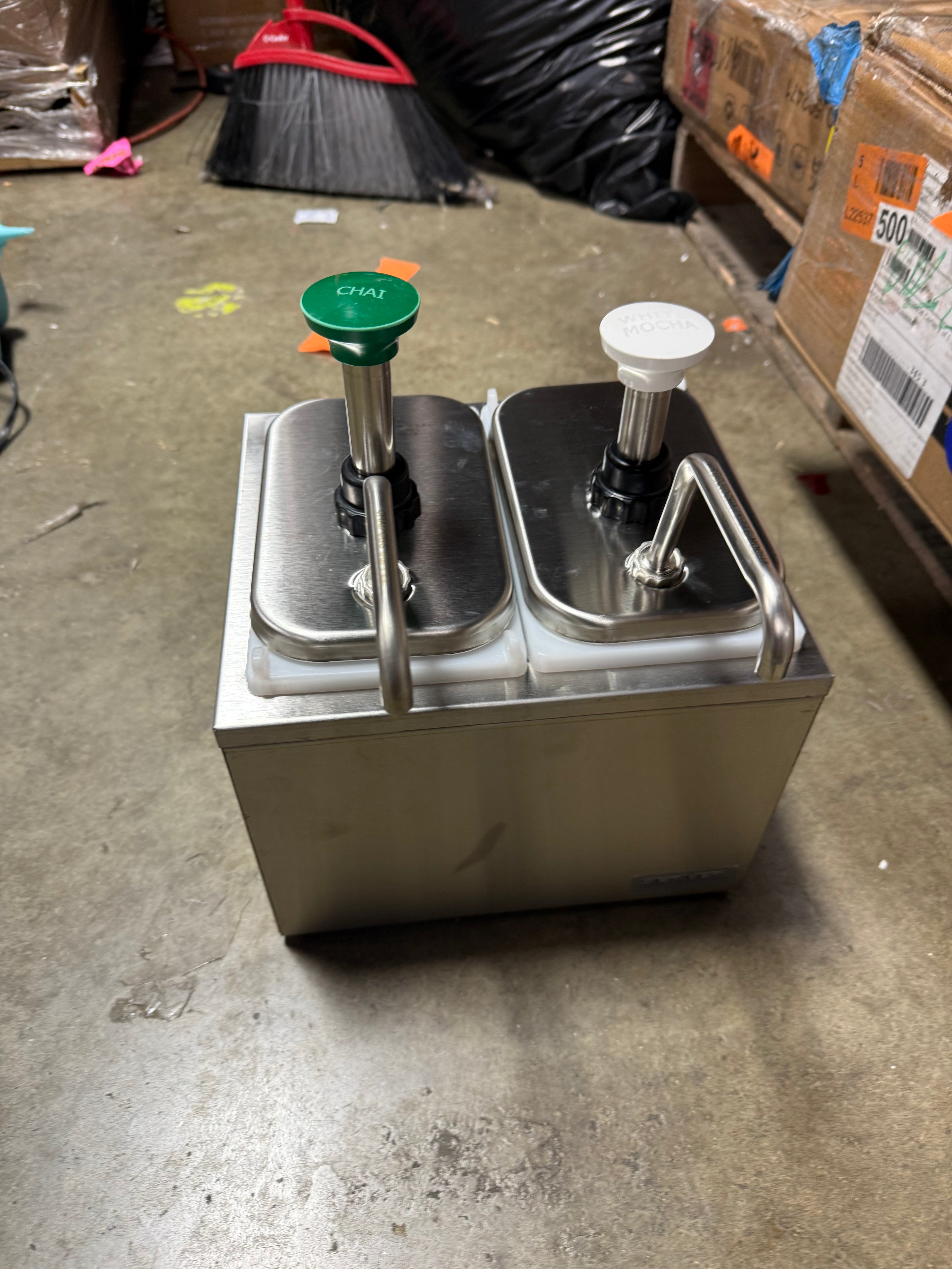 Fountain Jar Pump | Stainless Steel Set of 2