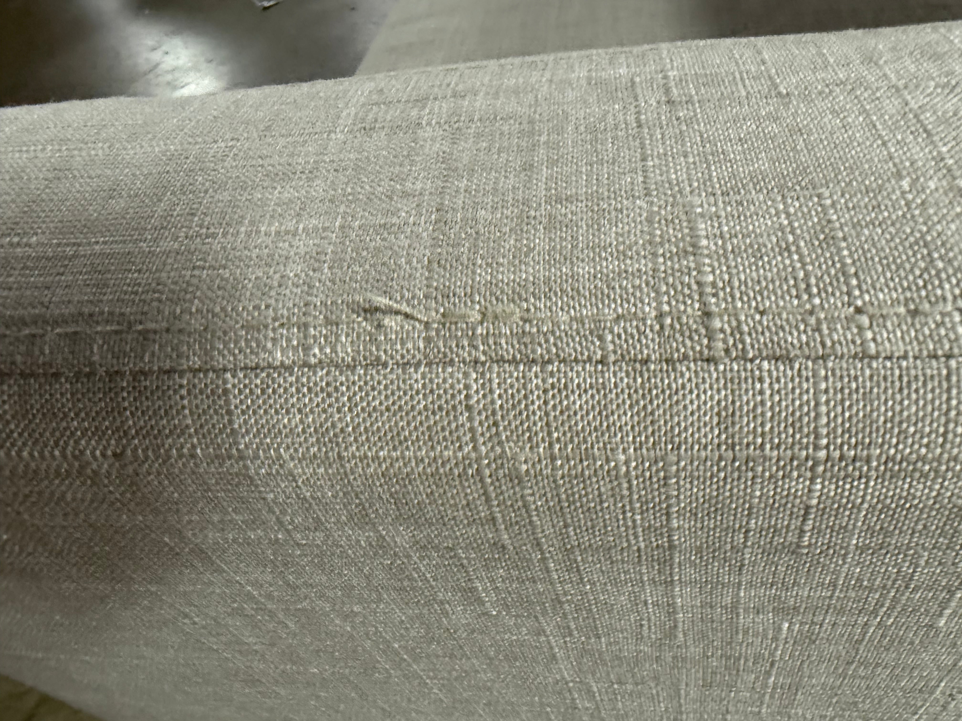 Polyester Fabric Partial Sofa, Beige