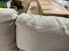 Polyester Fabric Partial Sofa, Beige