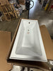 Bertha Acrylic Right-Hand Drain Rectangular Alcove Bathtub in White