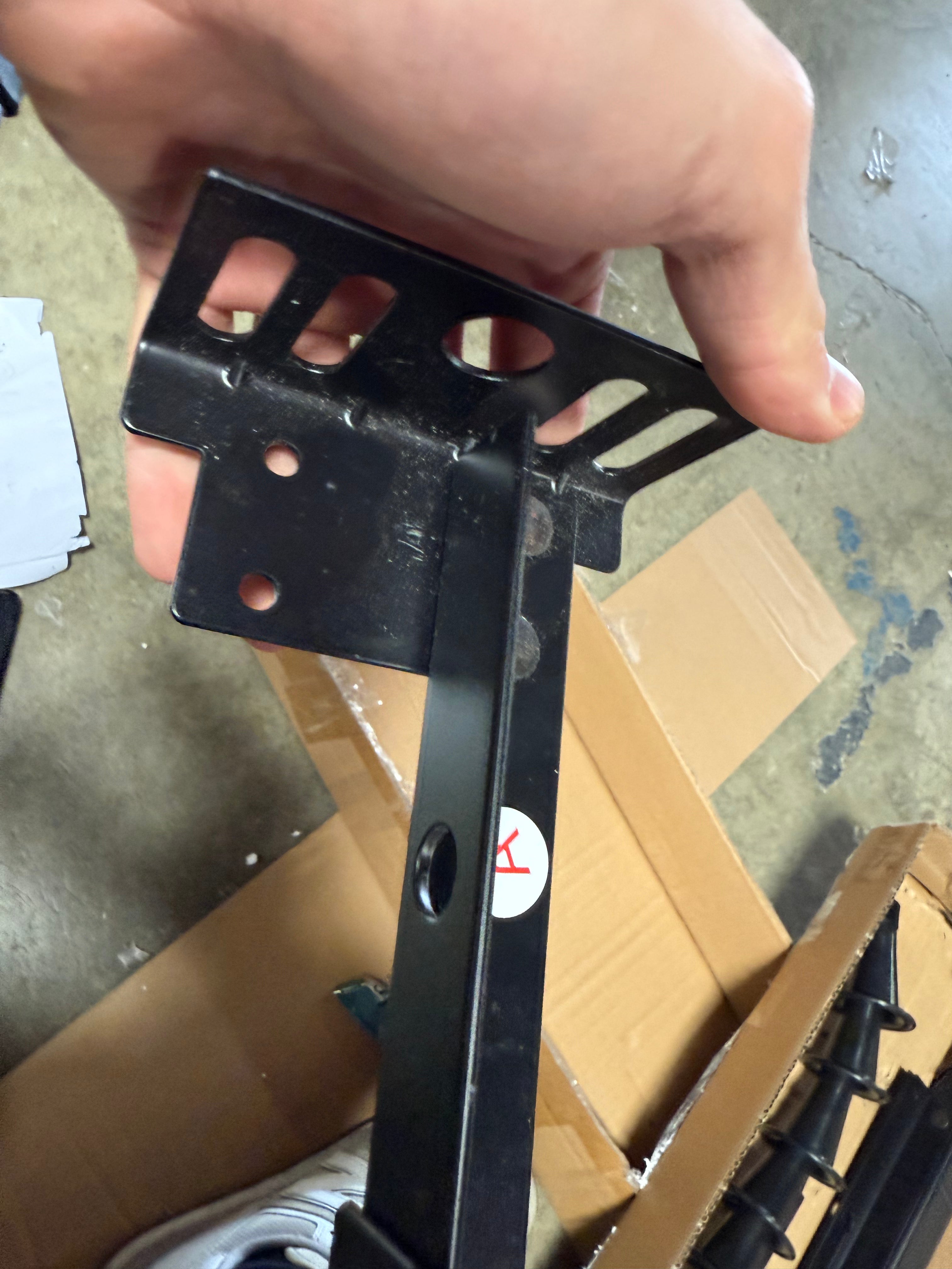 Adjustable Metal Bed Frame Black